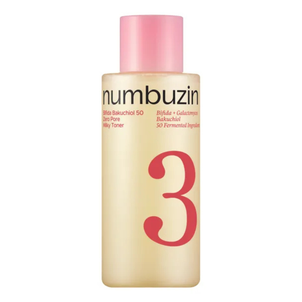 Numbuzin No.3 Bifida Bakuchiol 50 Zero Pore Milky Toner 200 ml