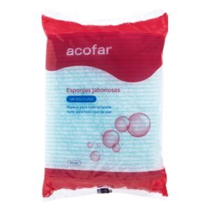 Acofar Esponja jabonosa desechable 24 uds.