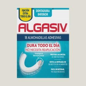 Algasiv Almohadillas adhesivas para prótesis inferior 18 uds.