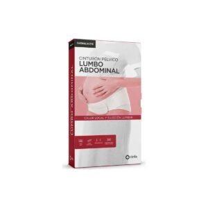Farmalastic Cinturón pélvico lumboabdominal para embarazo, blanco