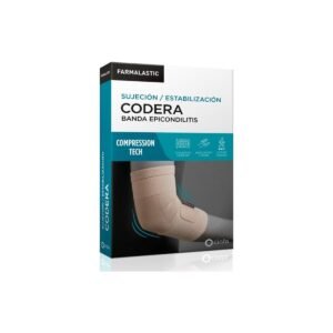 Farmalastic Codera con banda para epicondilitis Compression Tech, beige