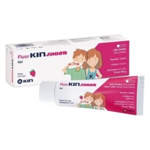 FluorKIN Junior Gel dentífrico fresa 75 ml