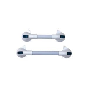 García 1880 Asidera de baño con ventosas, 30 cm, blanca