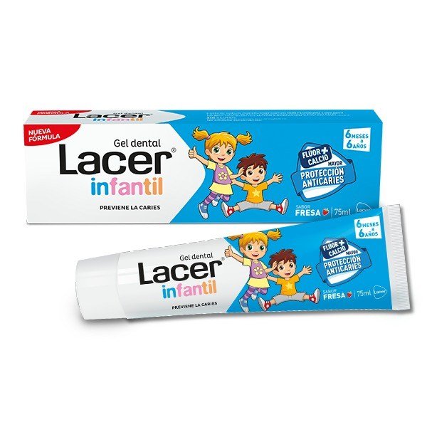 Lacer Infantil Gel dental fresa 75 ml