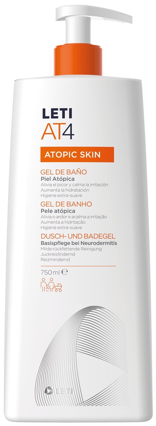 Leti AT4 Atopic Skin Gel de baño 750 ml