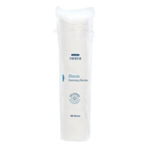 Nesira Esylma Discos desmaquillantes 100 % algodón 80 uds.