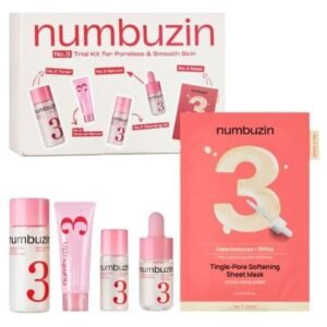 Numbuzin No.3 Trial Kit for Poreless & Smooth Skin (5 productos de viaje)