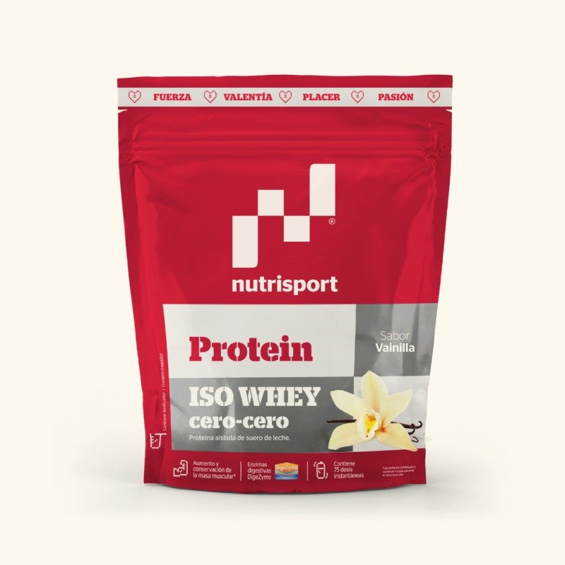 Envase de Nutrisport Iso Whey Cero Cero de 1500 g