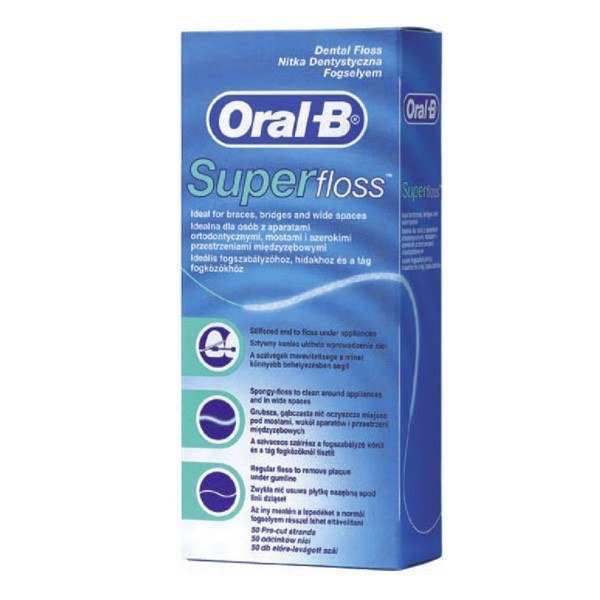 Oral-B Super Floss seda dental 50 uds.