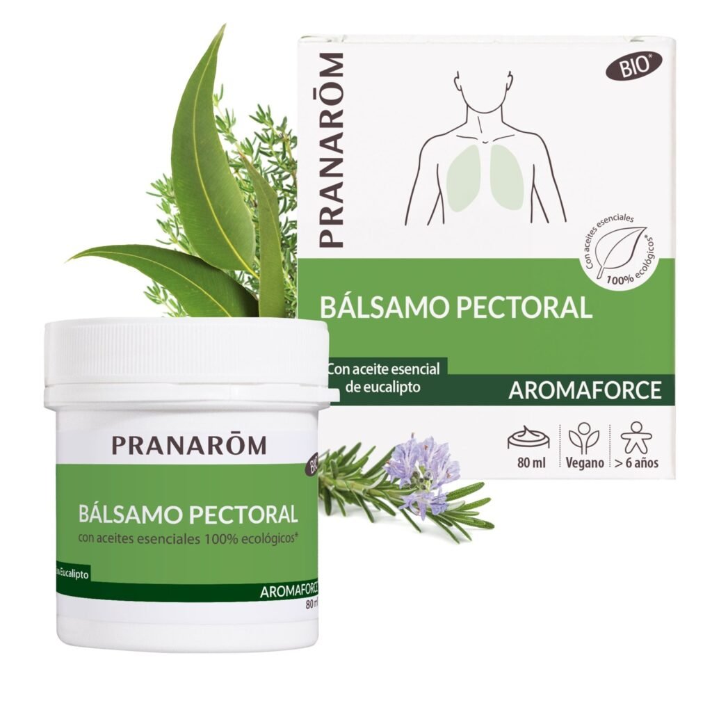 Pranarôm Aromaforce Bálsamo pectoral bio 80 ml