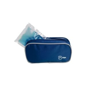 Prim Nevera bolsa porta-insulina 10 x 20 cm, azul, con bolsa de gel frío reutilizable