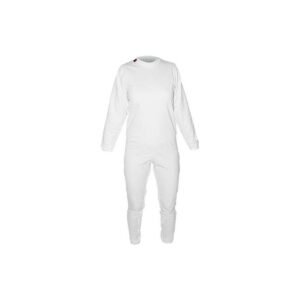 Qbio Pijama antipañal largo (pantalón y manga larga), blanco