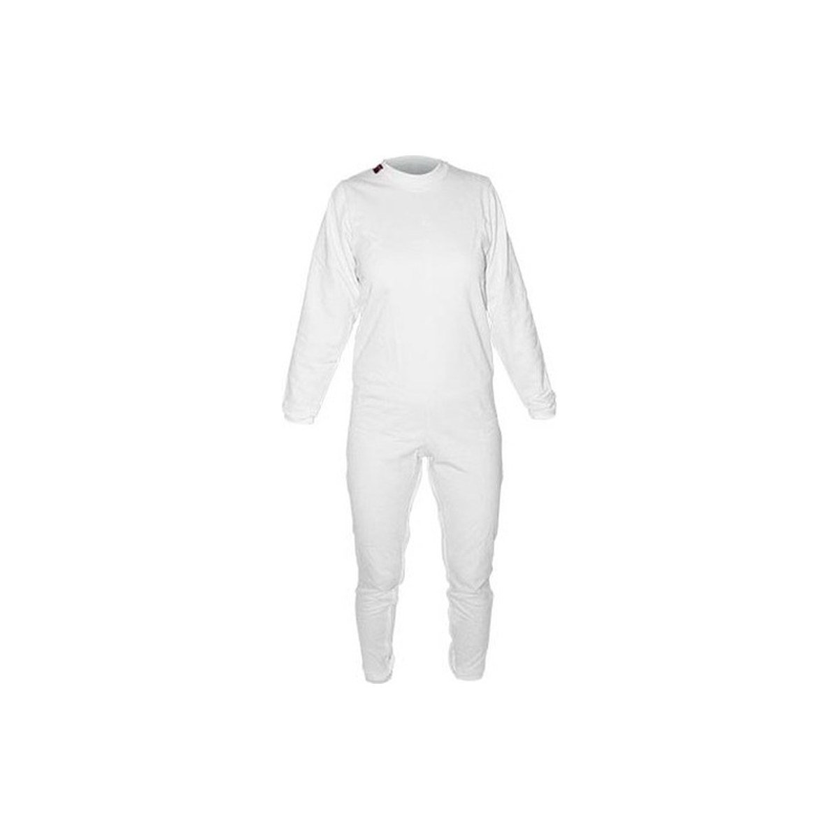 Qbio Pijama antipañal largo (pantalón y manga larga), blanco