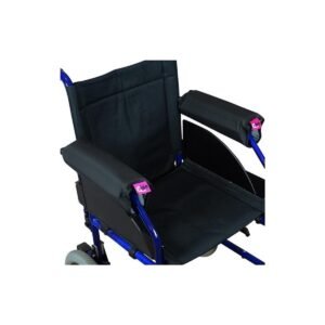 Qbio Reposabrazos Saniluxe para silla de ruedas, grafito (par)