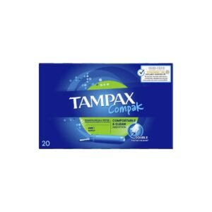 Tampax Compak Super Tampones con aplicador 20 uds.