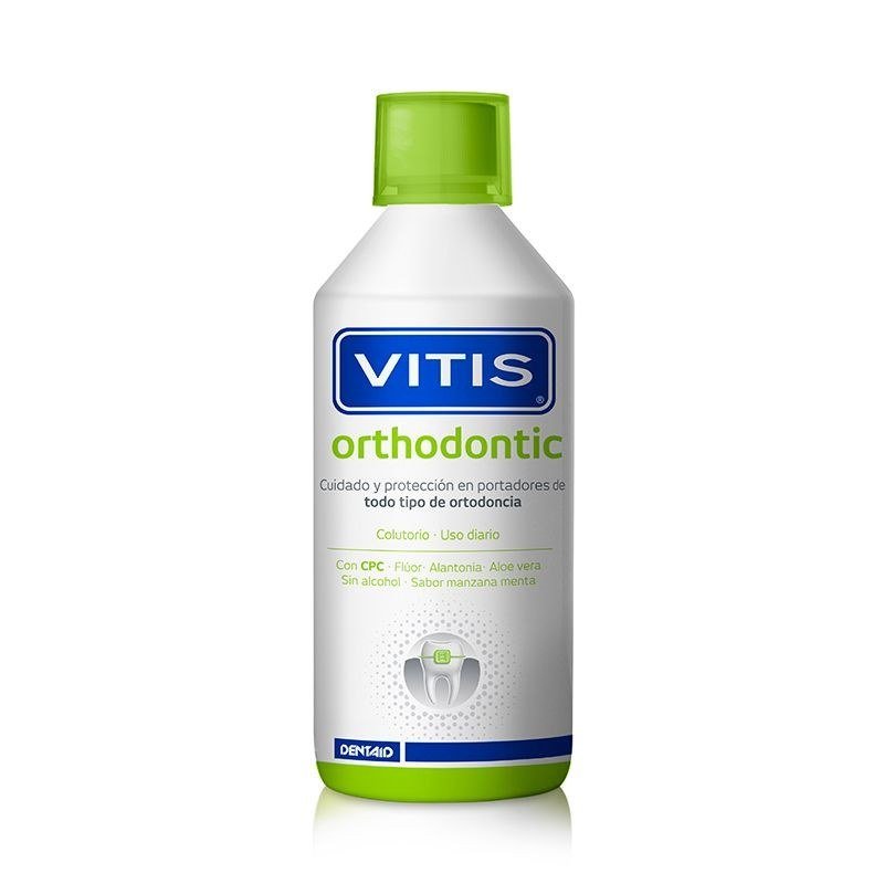 Vitis Orthodontic Colutorio manzana-menta 500 ml